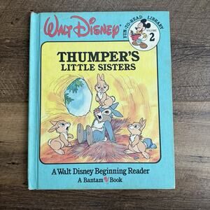 Thumper’s Little Sisters Walt Disney Fun-To-Read Library Volume 2,‎ 1986 Vintage